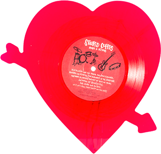 A to Z Media - Heart Shaped Record Image - Vinyl Pressing