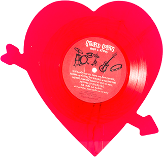 A to Z Media - Heart Shaped Record Image - Vinyl Pressing