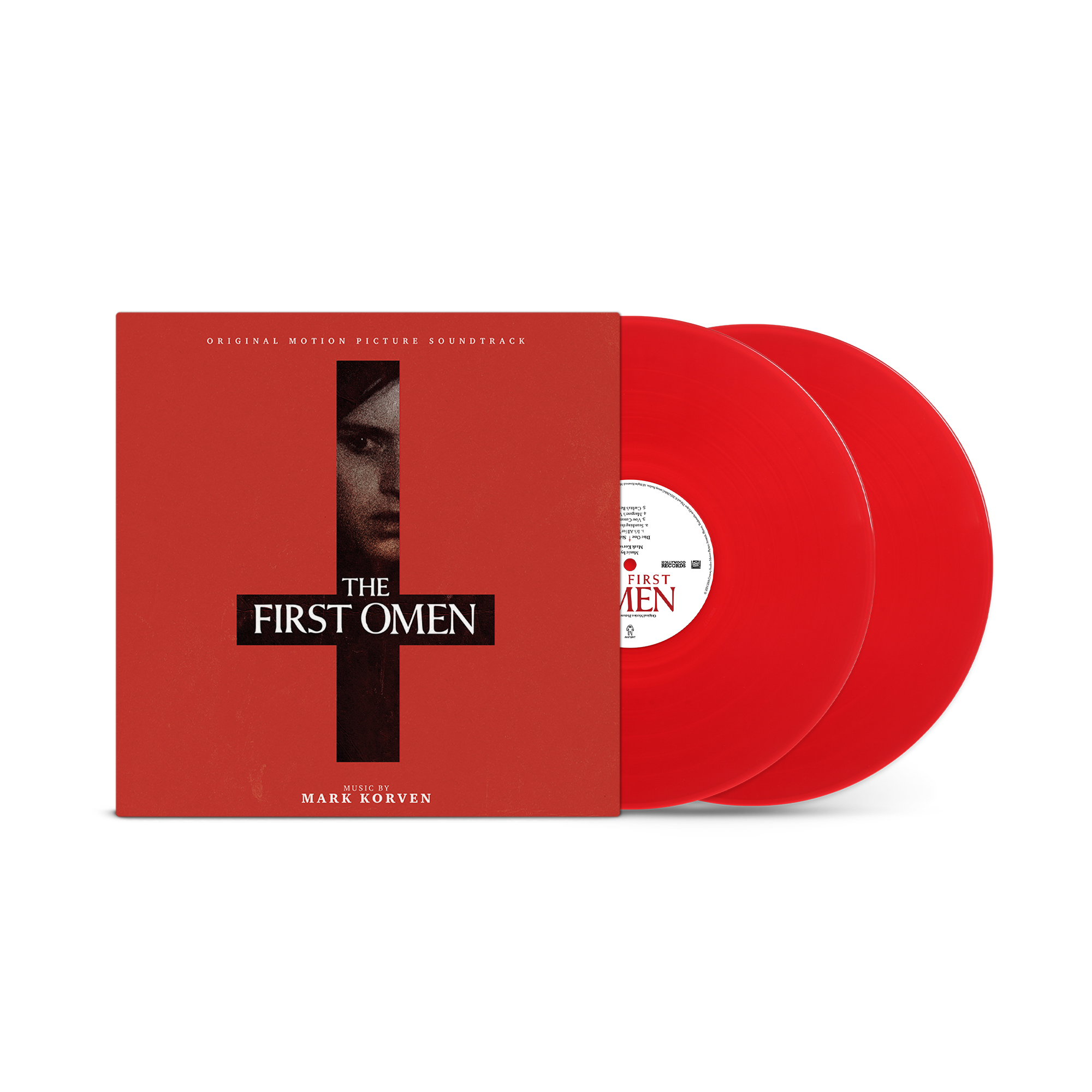 Color vinyl pressing of The First Omen - Original Motion Picture Soundtrack released by Mutant.