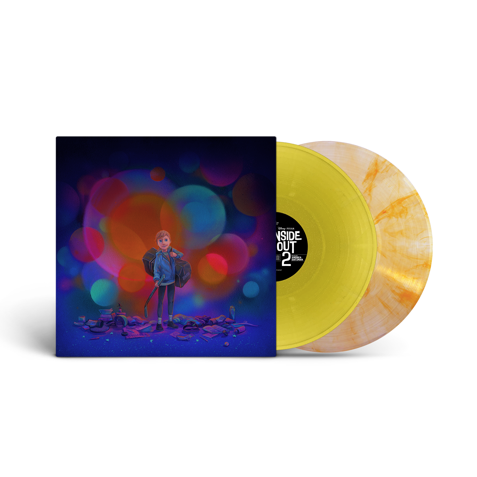 Color vinyl release of Mutant's Inside Out 2 soundtrack.