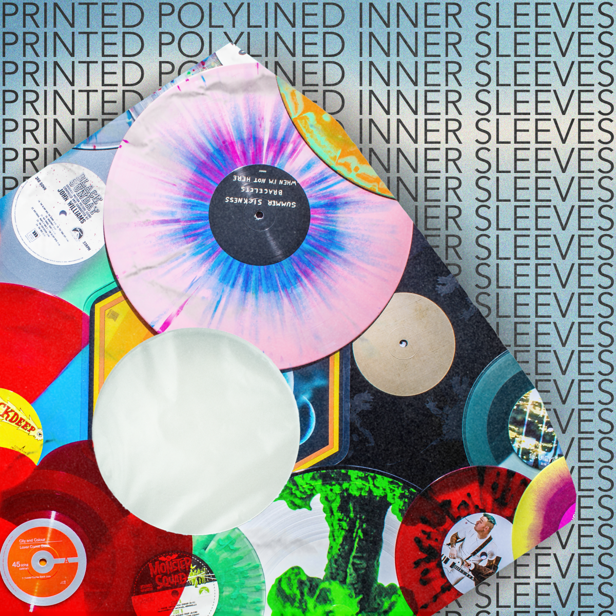 Polylined Inner Sleeves Printed Polylined Inner Sleeves for Vinyl Records